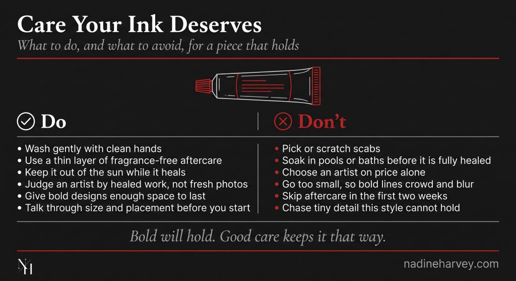 Aftercare Do's and Don'ts