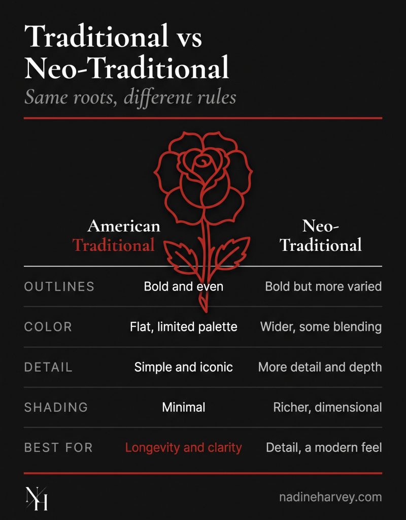 Traditional vs Neo-Traditional