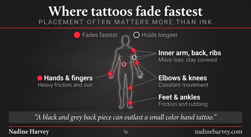 Where Tattoos Fade Fastest
