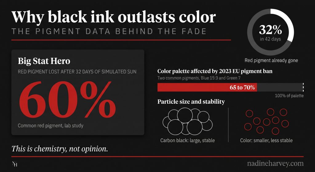 Why Black Ink Outlasts Color