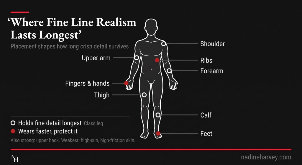 Where Fine Line Realism Lasts Longest