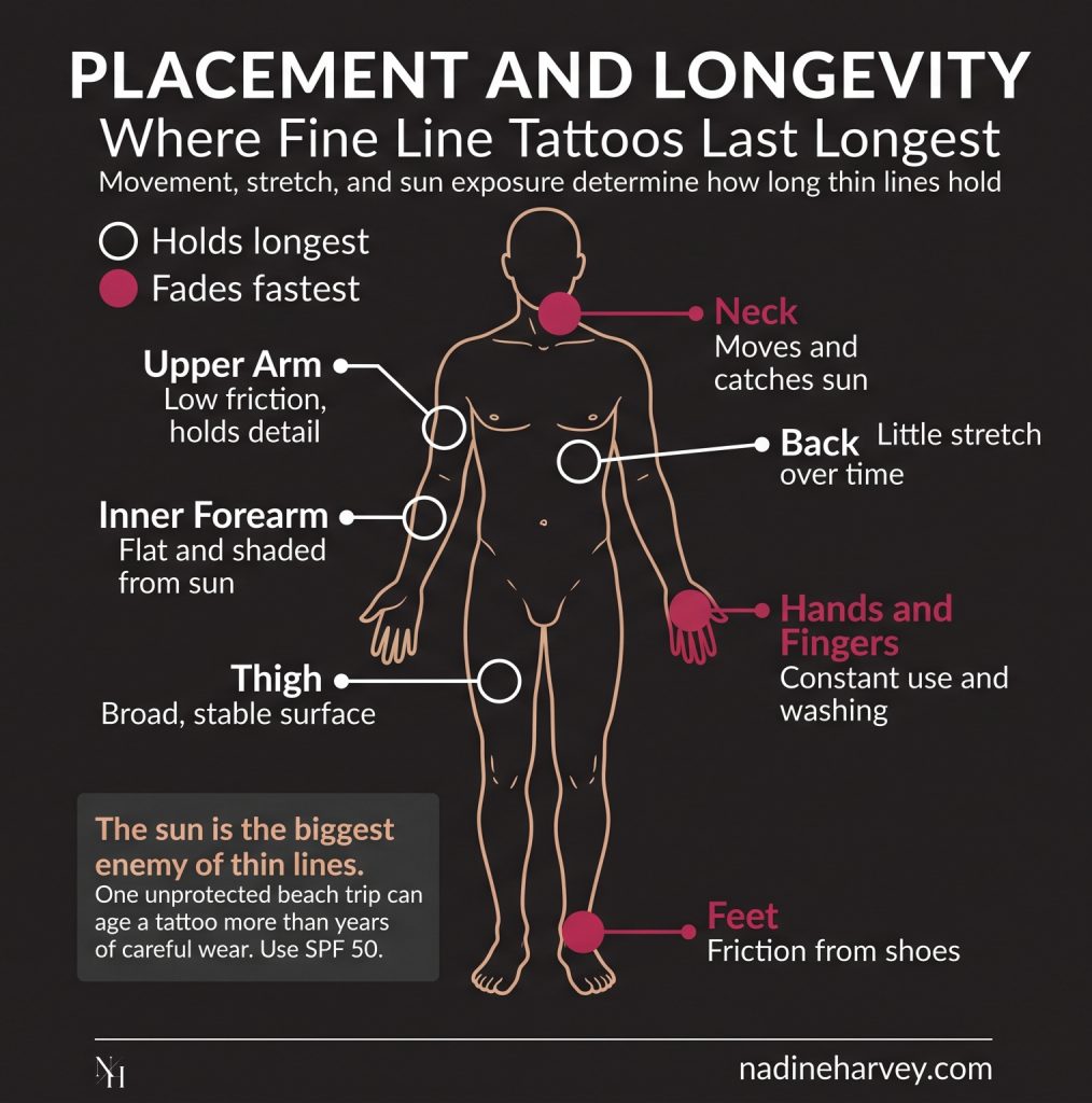 Where Fine Line Tattoos Last Longest